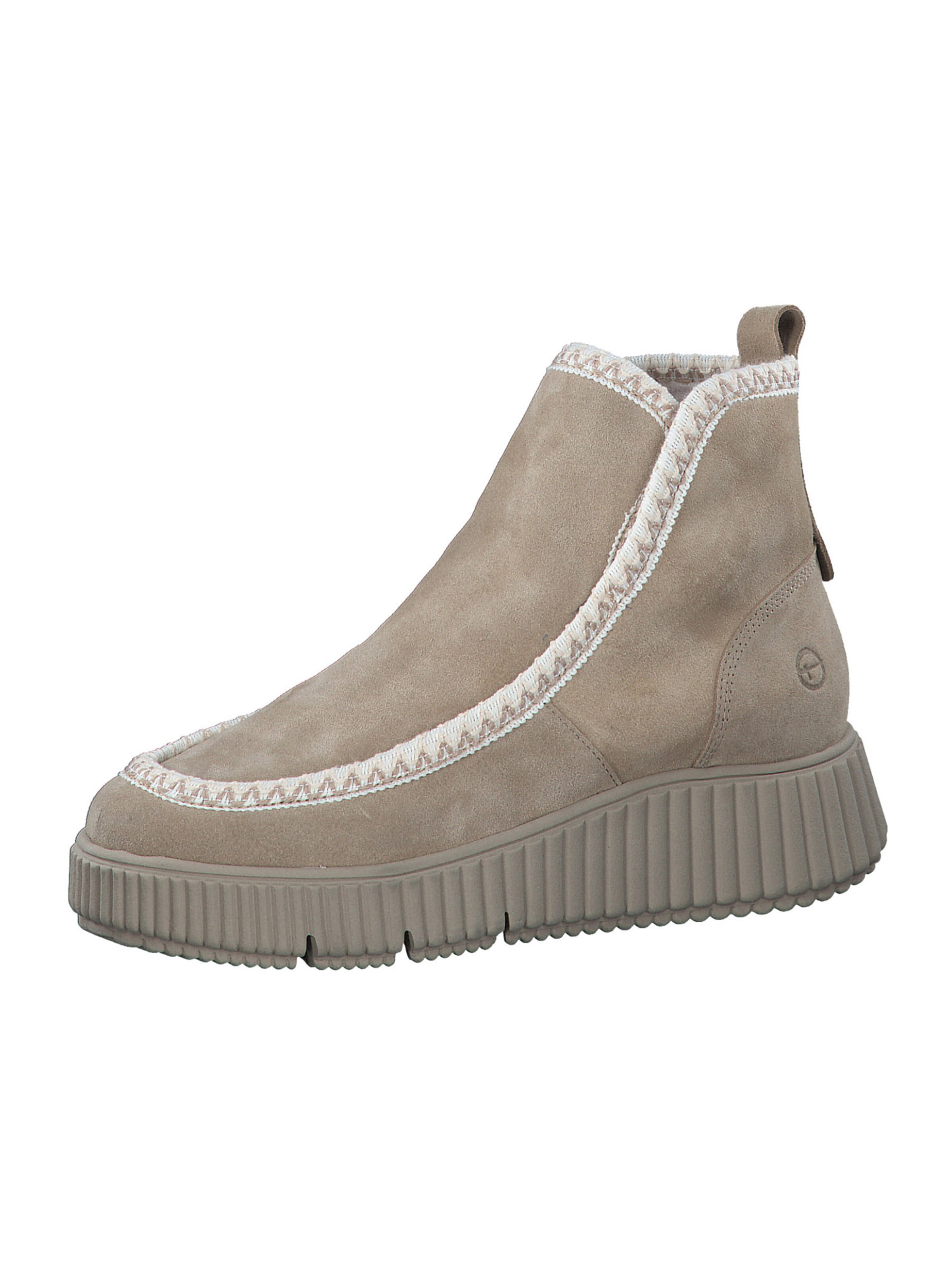 Tamaris Enkellaarsjes in Beige: voorkant