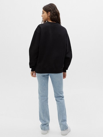 Pull&Bear Sweatshirt i sort