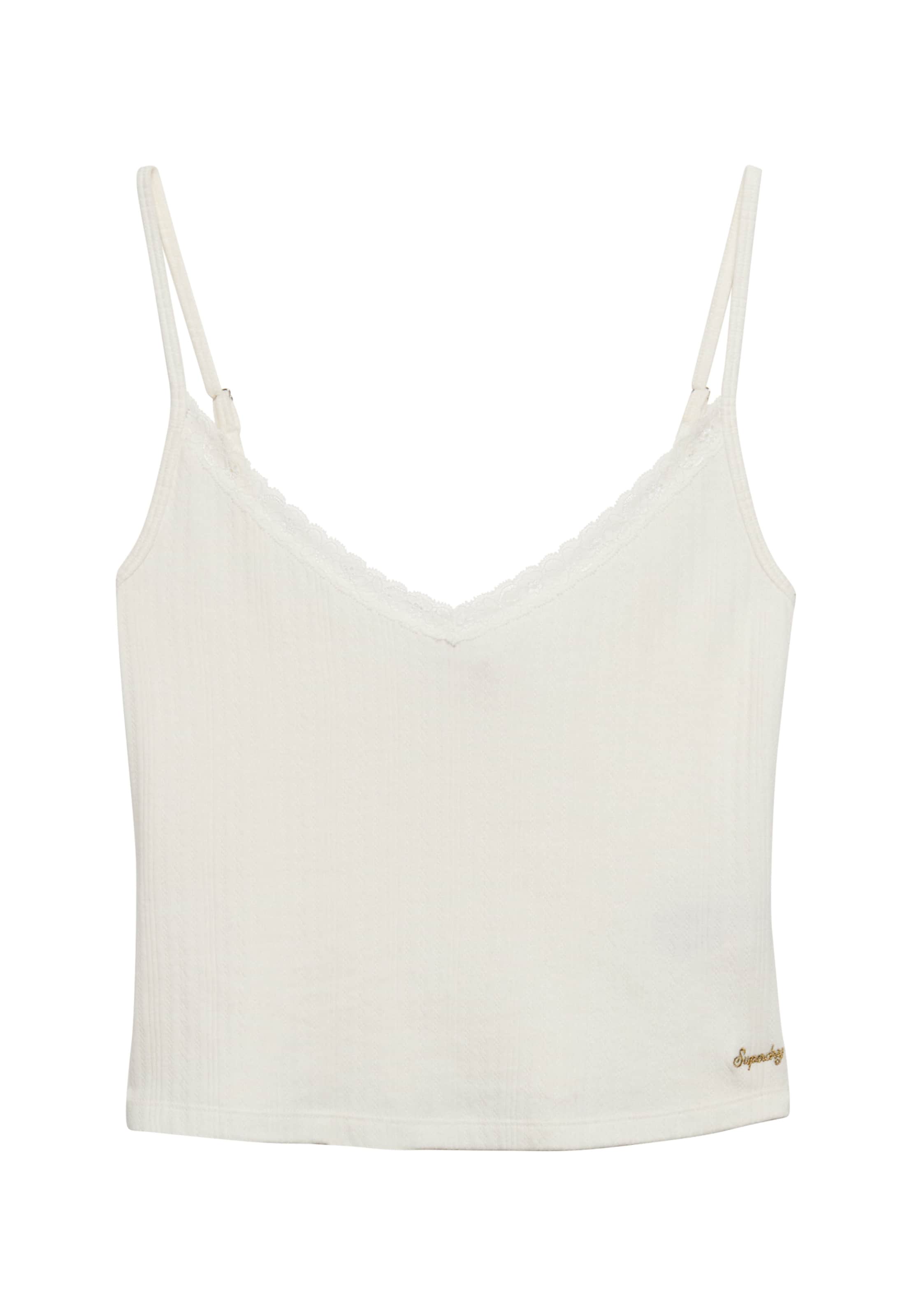 Superdry & Co Top 'Athletic Essentials' in Geel: voorkant