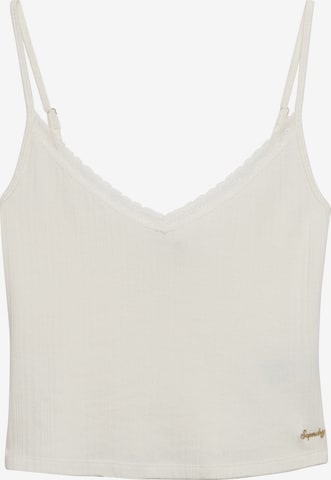 Superdry & Co Top 'Athletic Essentials' in Geel: voorkant