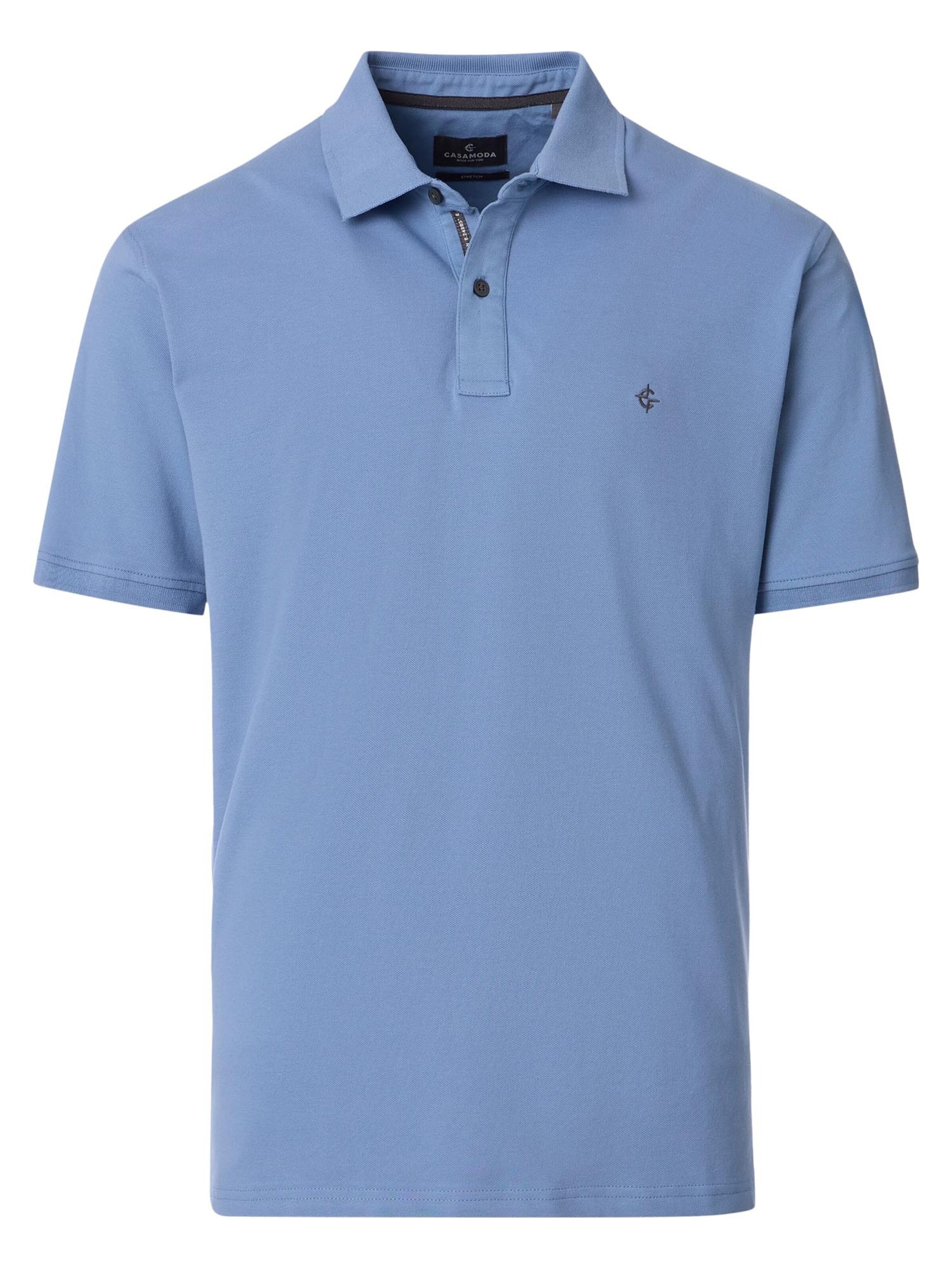 CASAMODA Shirt 'Basic' in Blue: front