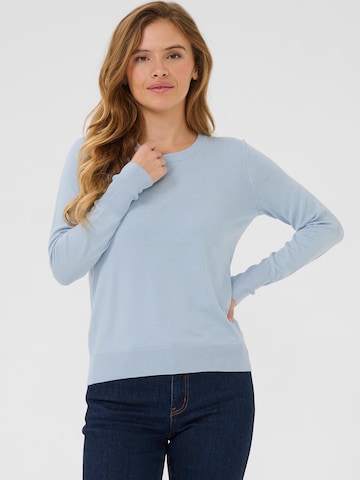 Pull-over 'Lizza' Kaffe en bleu : devant