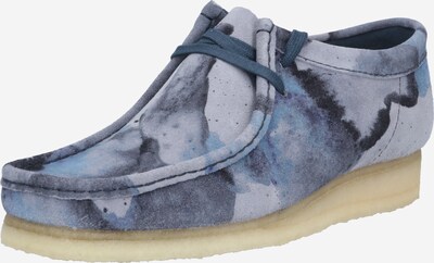 Clarks Originals Mokassin 'Wallabee' in opal / taubenblau / hellblau, Produktansicht
