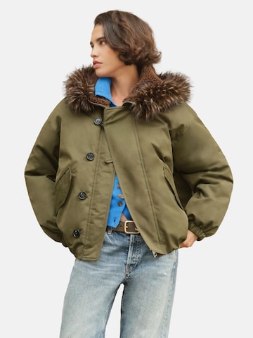 Veste mi-saison Bhoem en vert : devant