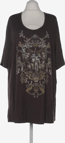 SAMOON Top & Shirt in 7XL in Brown: front