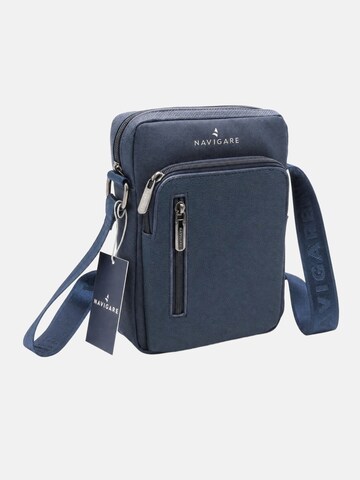 Borsa a tracolla 'Borsa a Tracolla Uomo Navigare Poliestere Zip' di Navigare in blu