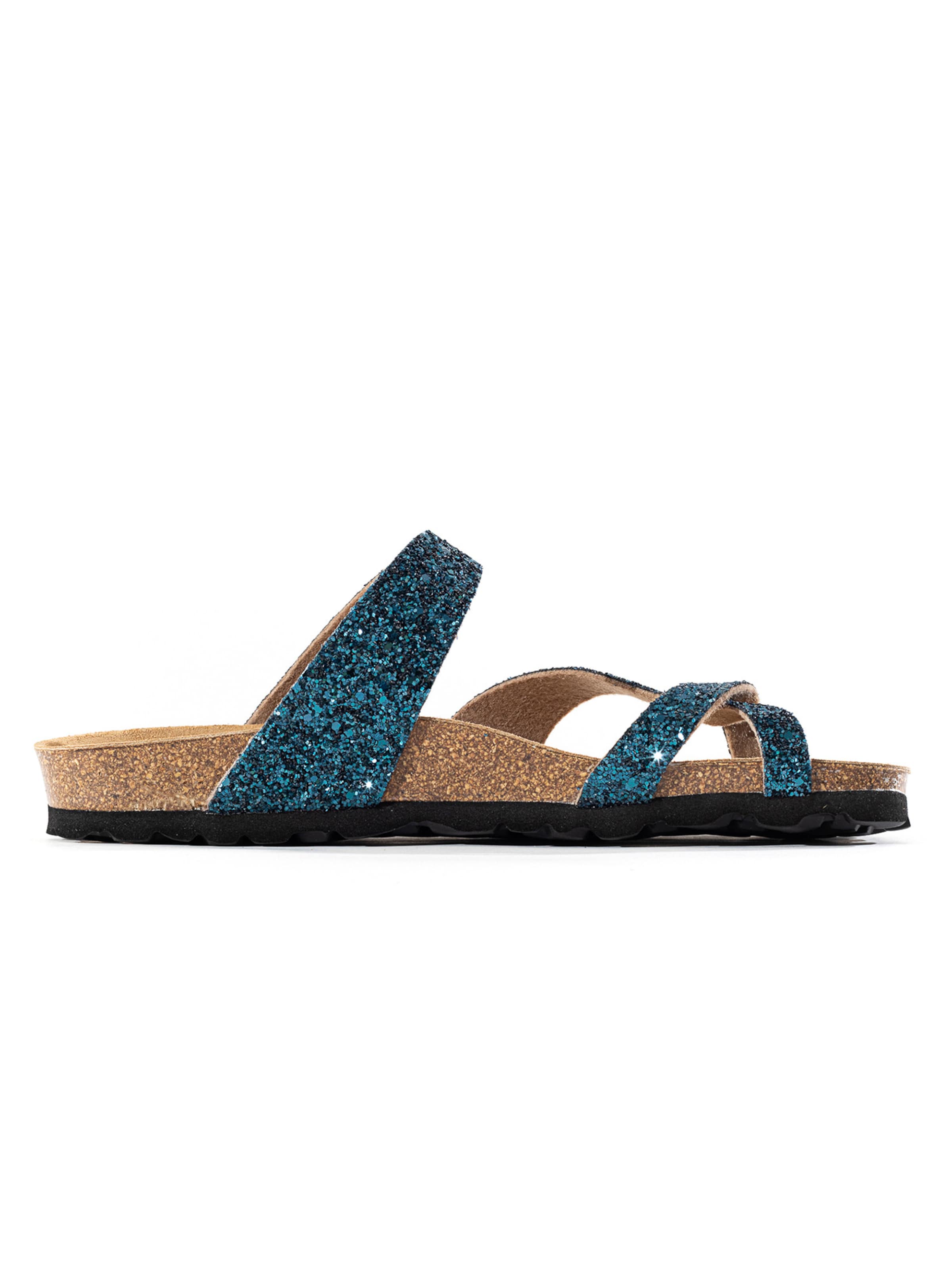 Bayton - Sapato aberto 'Diane' em azul