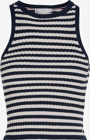 TOMMY HILFIGER Gebreide top in Blauw: voorkant