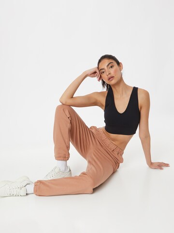 ROXY Tapered Workout Pants in Brown