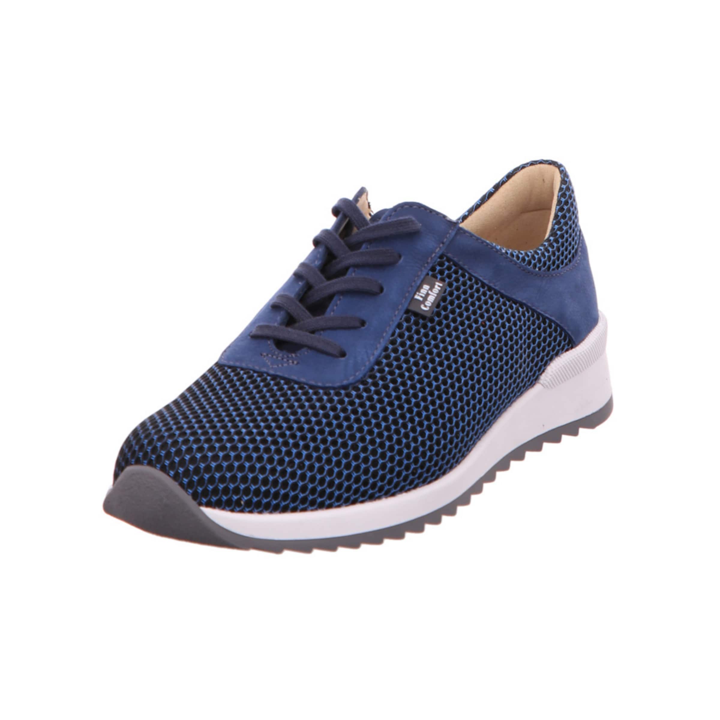 Finn Comfort Lace-Up Shoes 'CERRITOS' in Blue: front