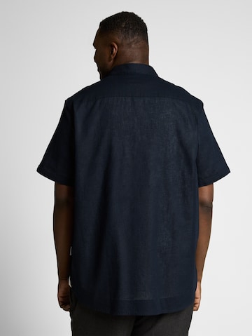 TOM TAILOR Men + Regular fit Button Up Shirt in Blue