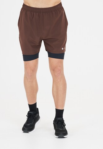 Virtus Regular Sports trousers 'Zayne' in Brown: front