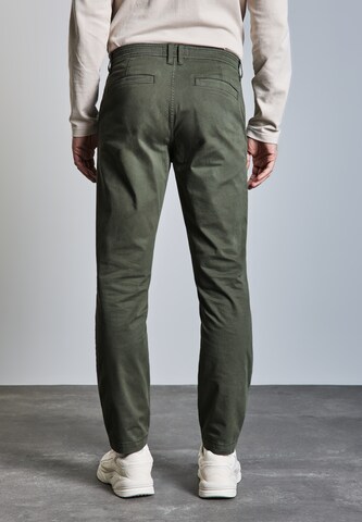 Street One MEN Slimfit Hose in Grün