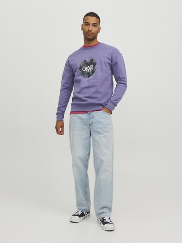 JACK & JONES Sweatshirt 'Silverlake' in Purple