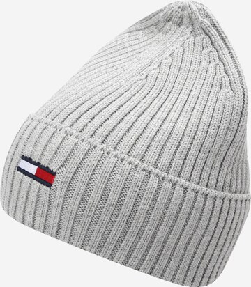 Bonnet Tommy Jeans en gris : devant