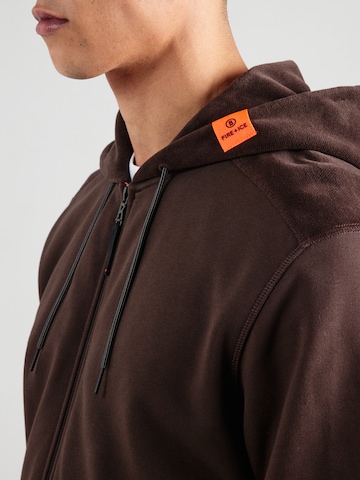 Bogner Fire + Ice Zip-Up Hoodie 'KANO' in Brown