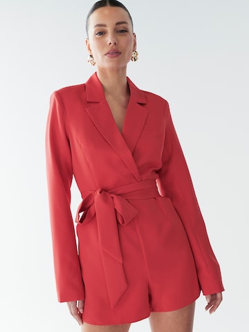 Tuta jumpsuit 'Kate' di BWLDR in rosso