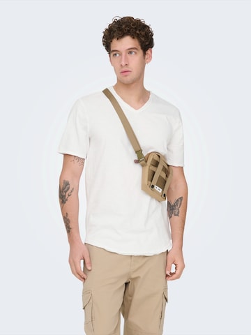 Only & Sons Shirt 'ONSBENNE' in White: front