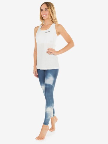 Winshape Slimfit Sporthose 'HWL102' in Blau