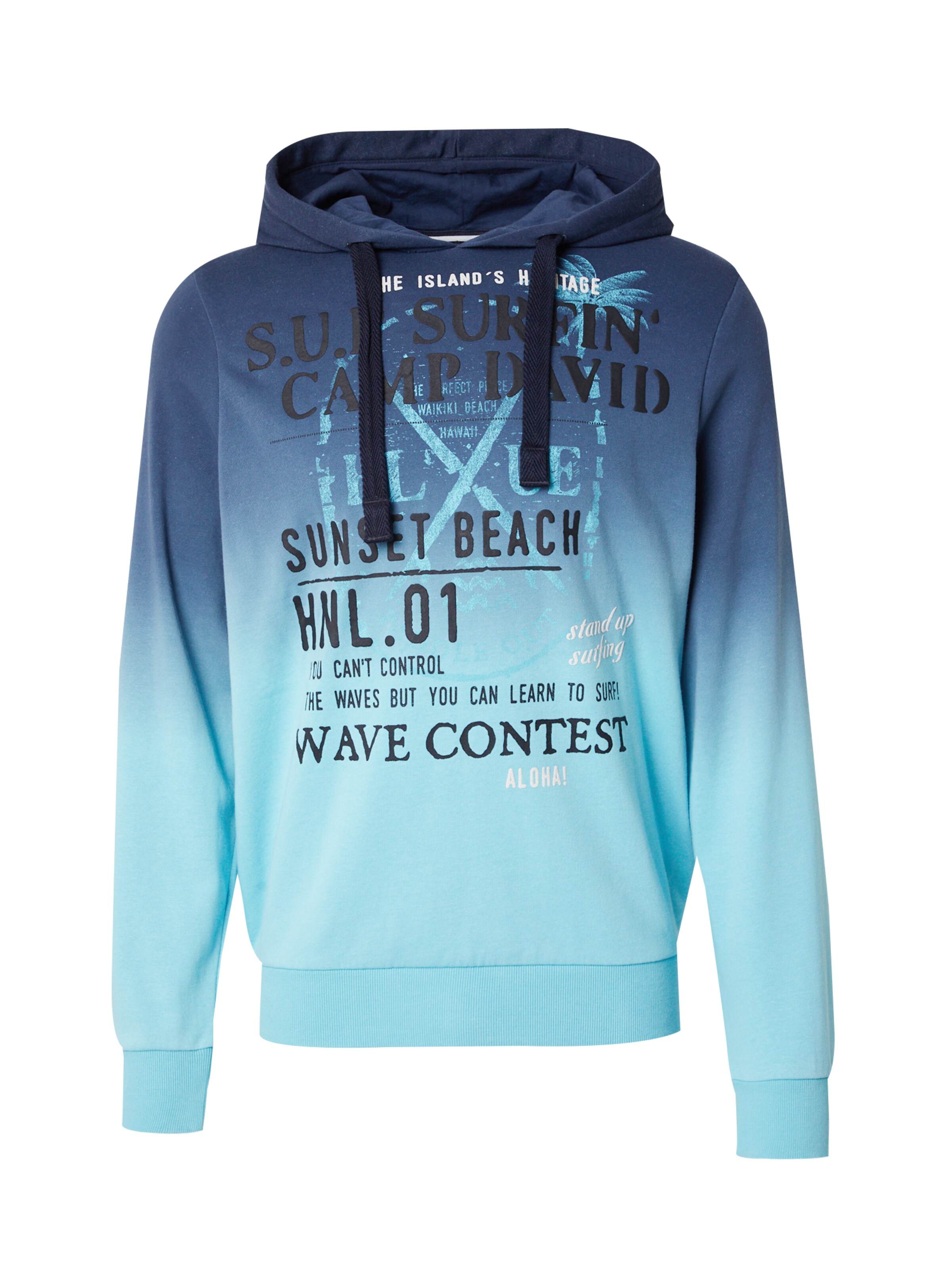 CAMP DAVID Sweatshirt in Blau: Vorderseite