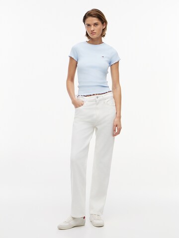 Tommy Jeans Regular Farkut 'LAYLA' värissä valkoinen