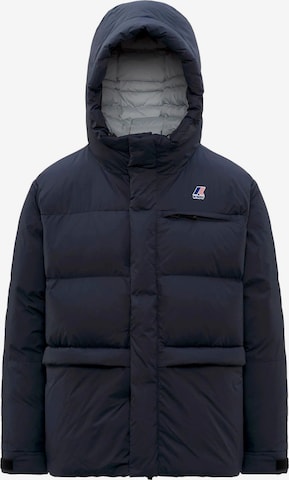 K-Way Winterjas 'LE VRAI 4.0 AURELE HEAVY WARM GIUBBINO' in Blauw: voorkant