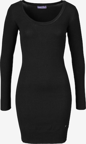 AJC Strickkleid in Schwarz: Vorderseite