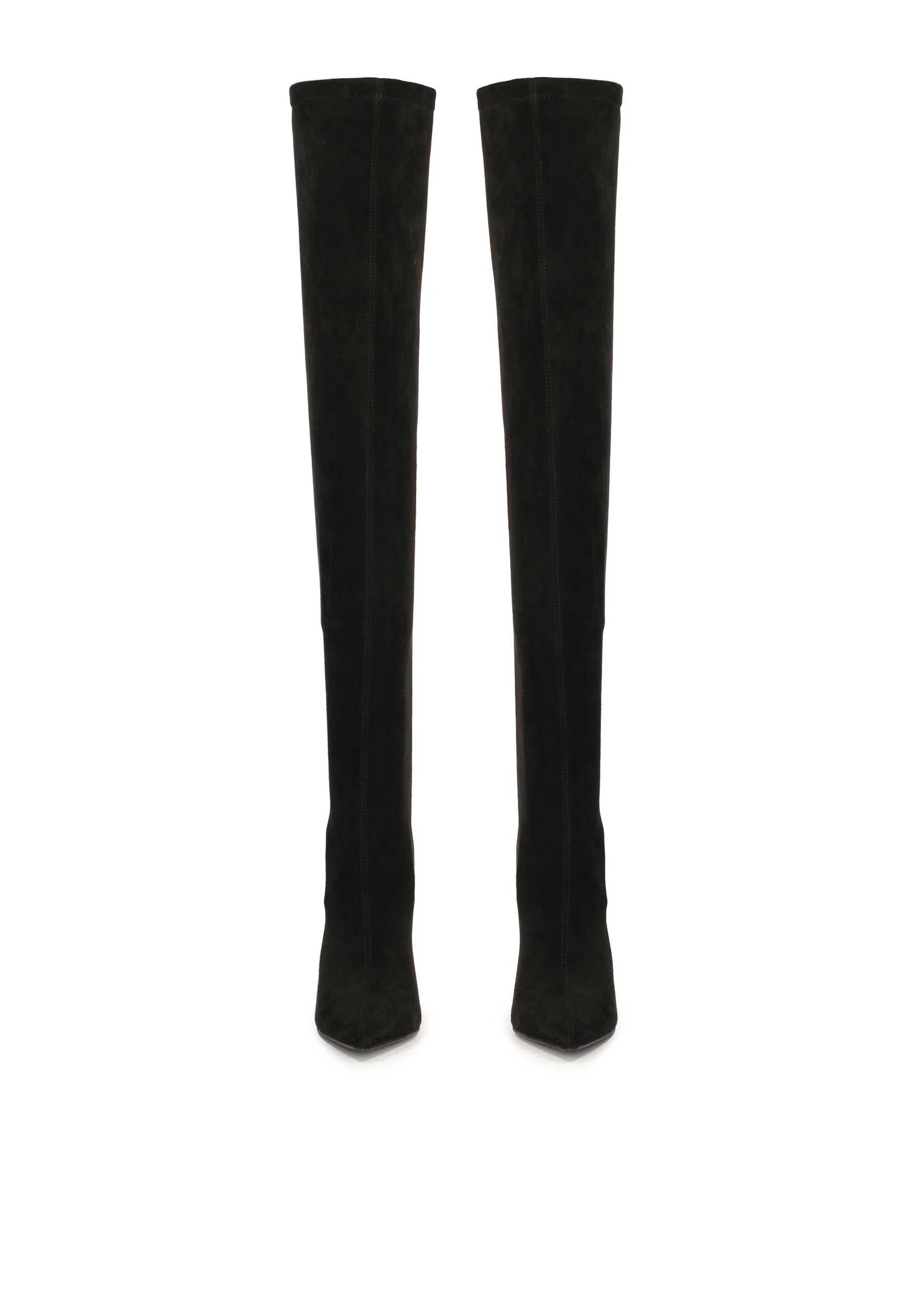 Kazar Térd feletti csizmák - fekete