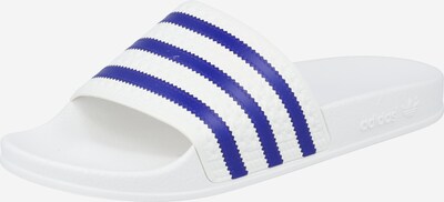ADIDAS ORIGINALS Pantolette 'Adilette' in dunkelblau / weiß, Produktansicht
