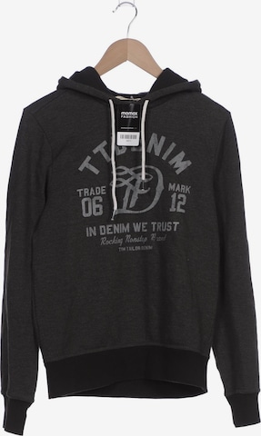 TOM TAILOR DENIM Sweatshirt & Zip-Up Hoodie in S in Grey: front