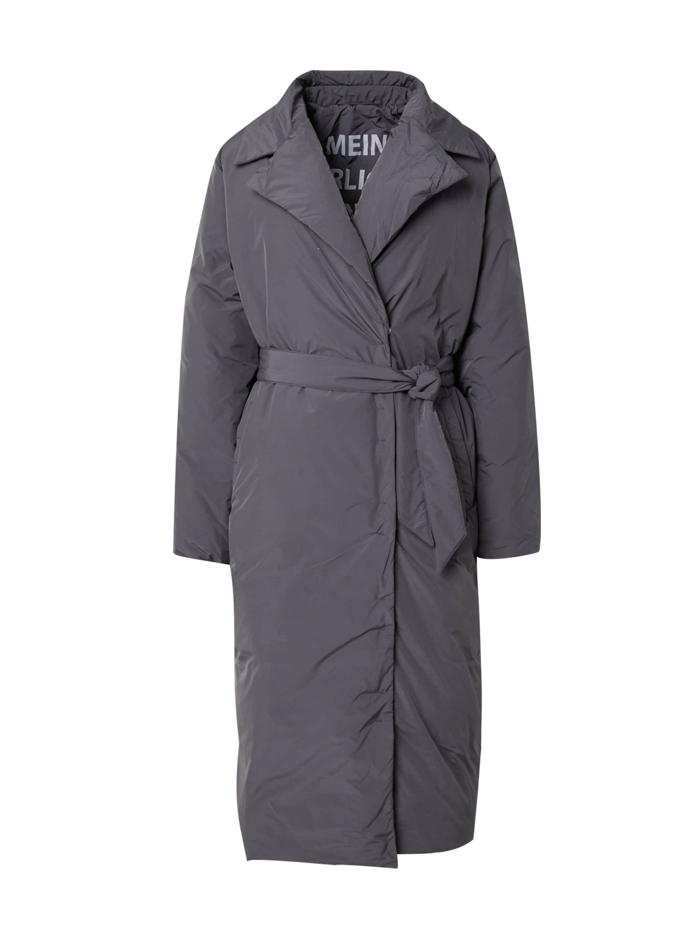 Herrlicher Between-seasons coat 'Tamiko' in Grey: front