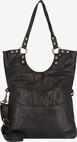 Campomaggi Shoulder Bag in Black: front