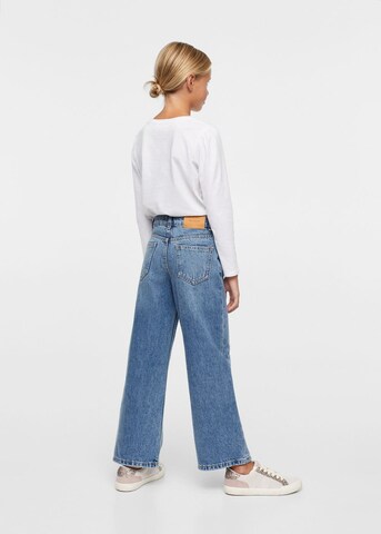 MANGO KIDS Wide leg Jeans in Blue