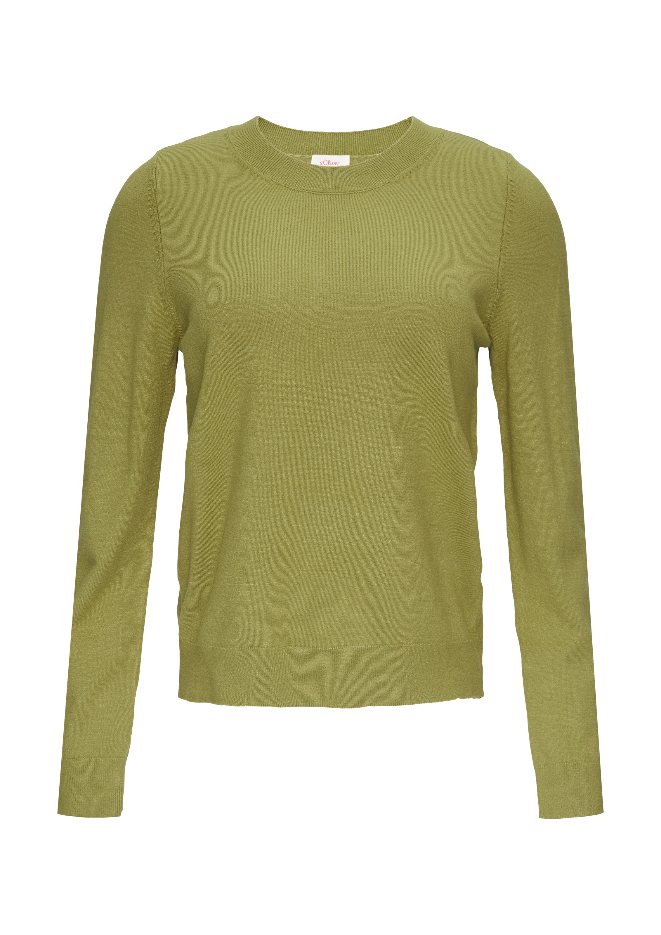 s.Oliver Pullover in Grün: Vorderseite