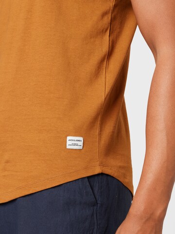 JACK & JONES - Ajuste regular Camiseta 'Noa' en amarillo