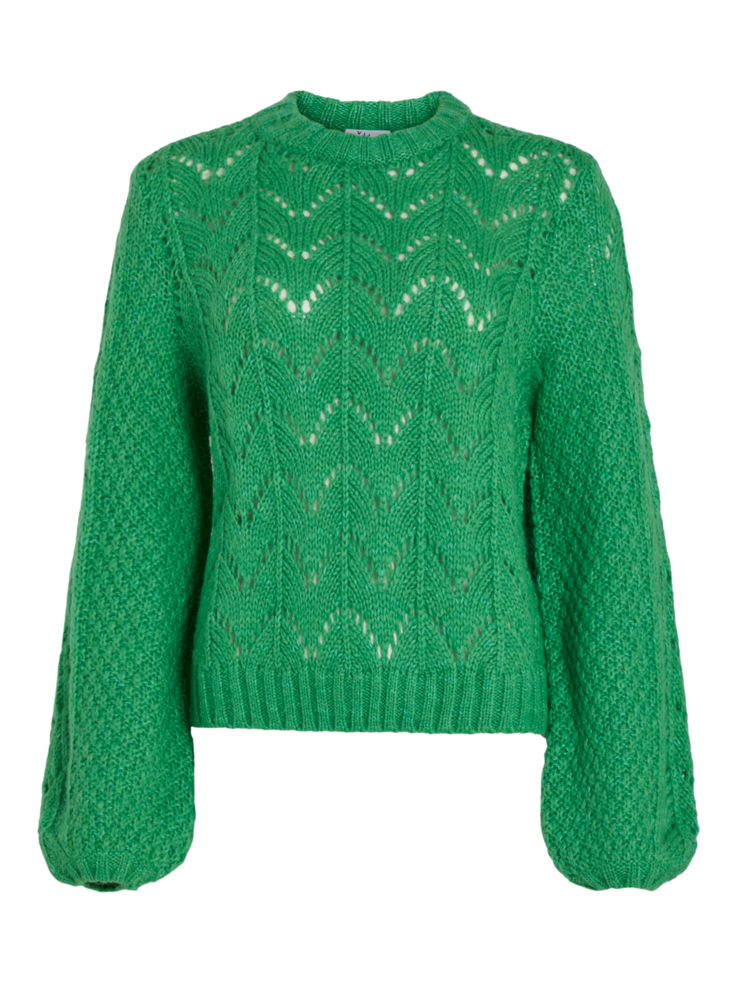 VILA Sweater 'SULTAN' in Green: front