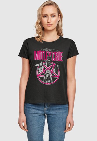 Merchcode Shirt 'Motley Crue - Vintage Shout At The Devil Box' in Zwart: voorkant