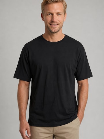 alan red Shirt 'Venice' in Black: front