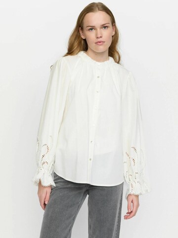 Soft Rebels Blouse in Wit: voorkant
