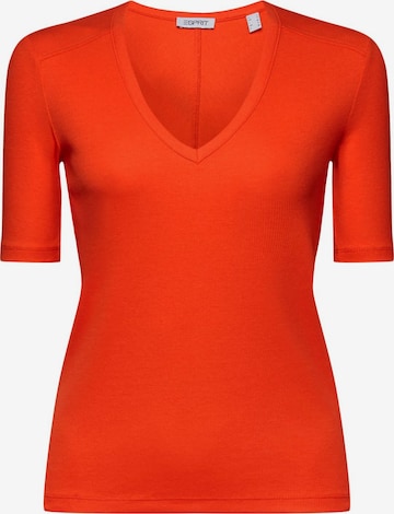 T-shirt ESPRIT en orange : devant