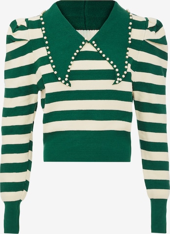 nolie Sweater in Green: front