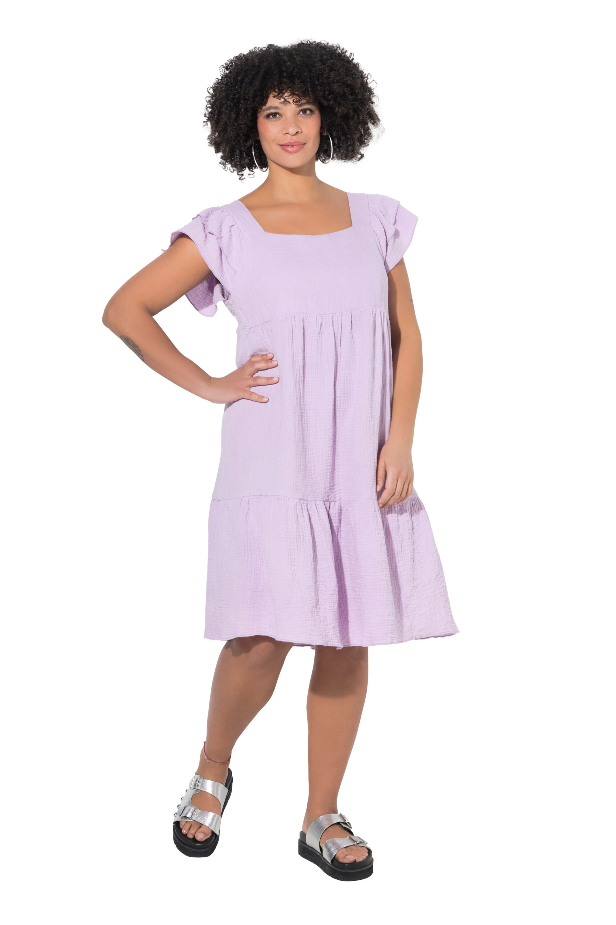 Angel of Style Jurk in Lila: voorkant