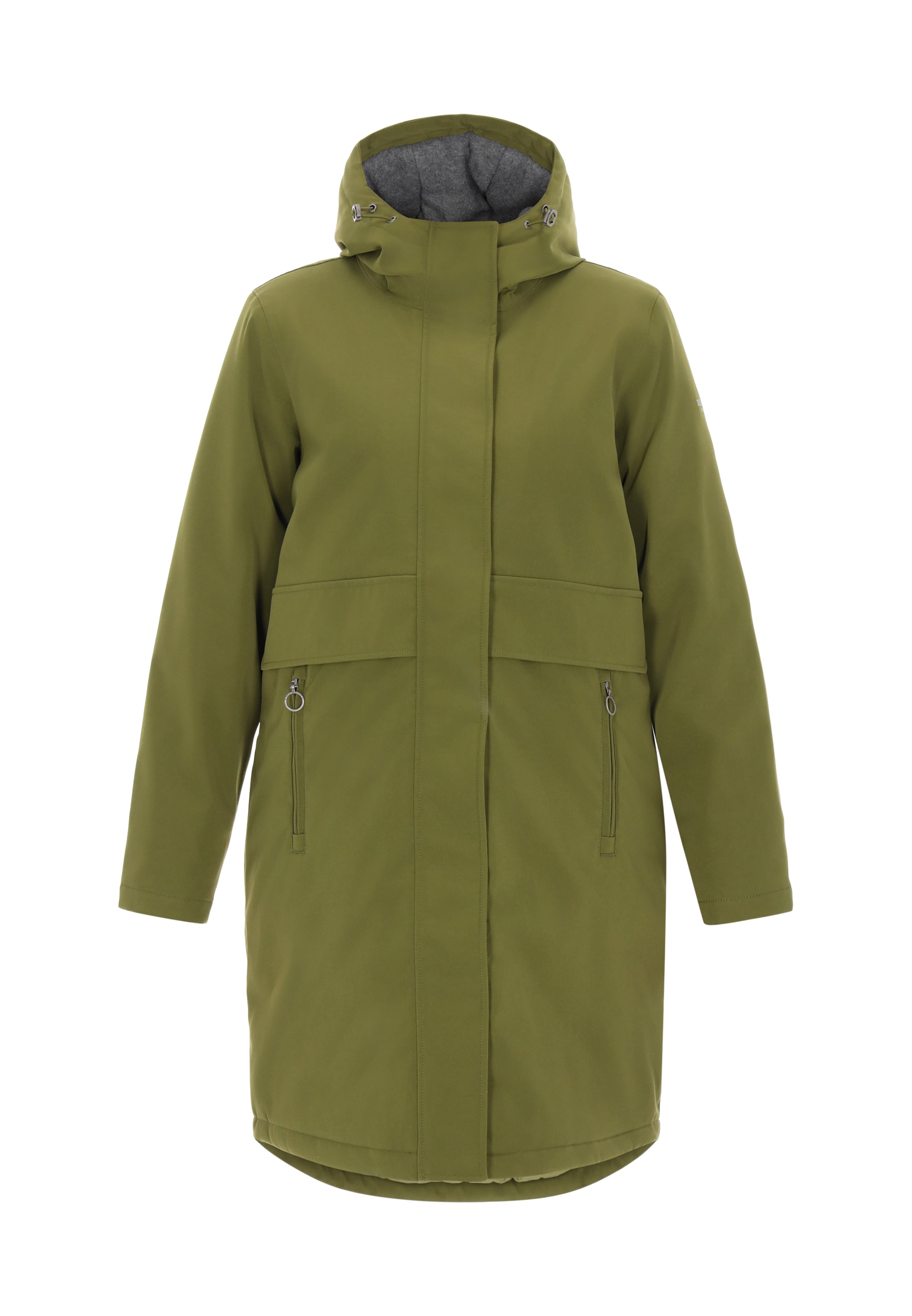 DreiMaster Maritim Parka in Grün: Vorderseite