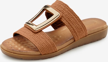 VIVANCE Pantoletter i brun: forside