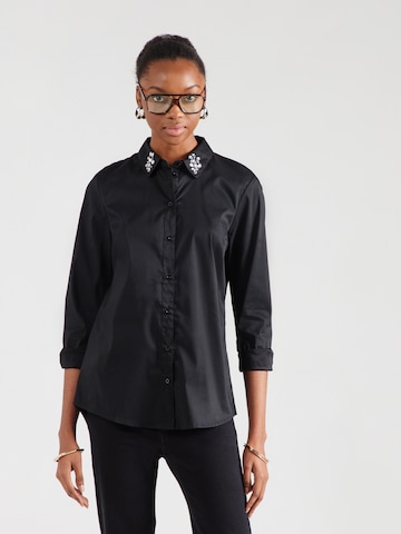 JDY Bluse 'JDYMIO' i sort: forside