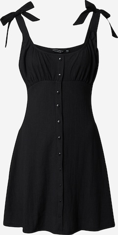 Dorothy Perkins Shirt Dress in Black: front
