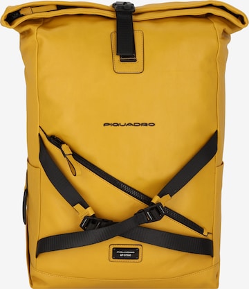 Piquadro Backpack 'Harper' in Yellow: front