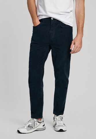Coupe slim Pantalon Pepe Jeans en bleu : devant