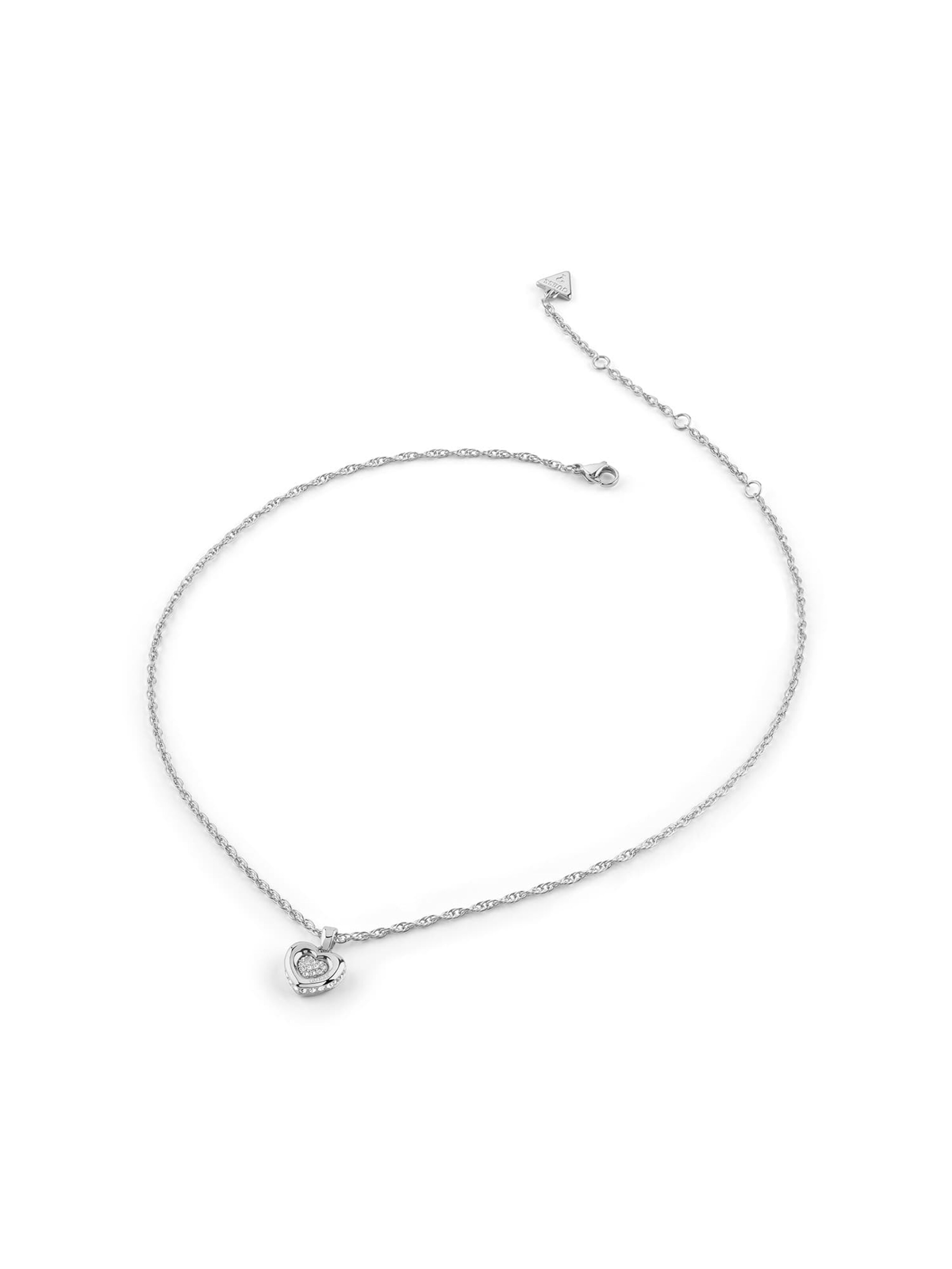 GUESS Kette 'L.O.V.E.' in Silber: Vorderseite