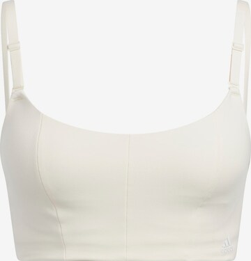 ADIDAS SPORTSWEAR Sports bra in Beige: front